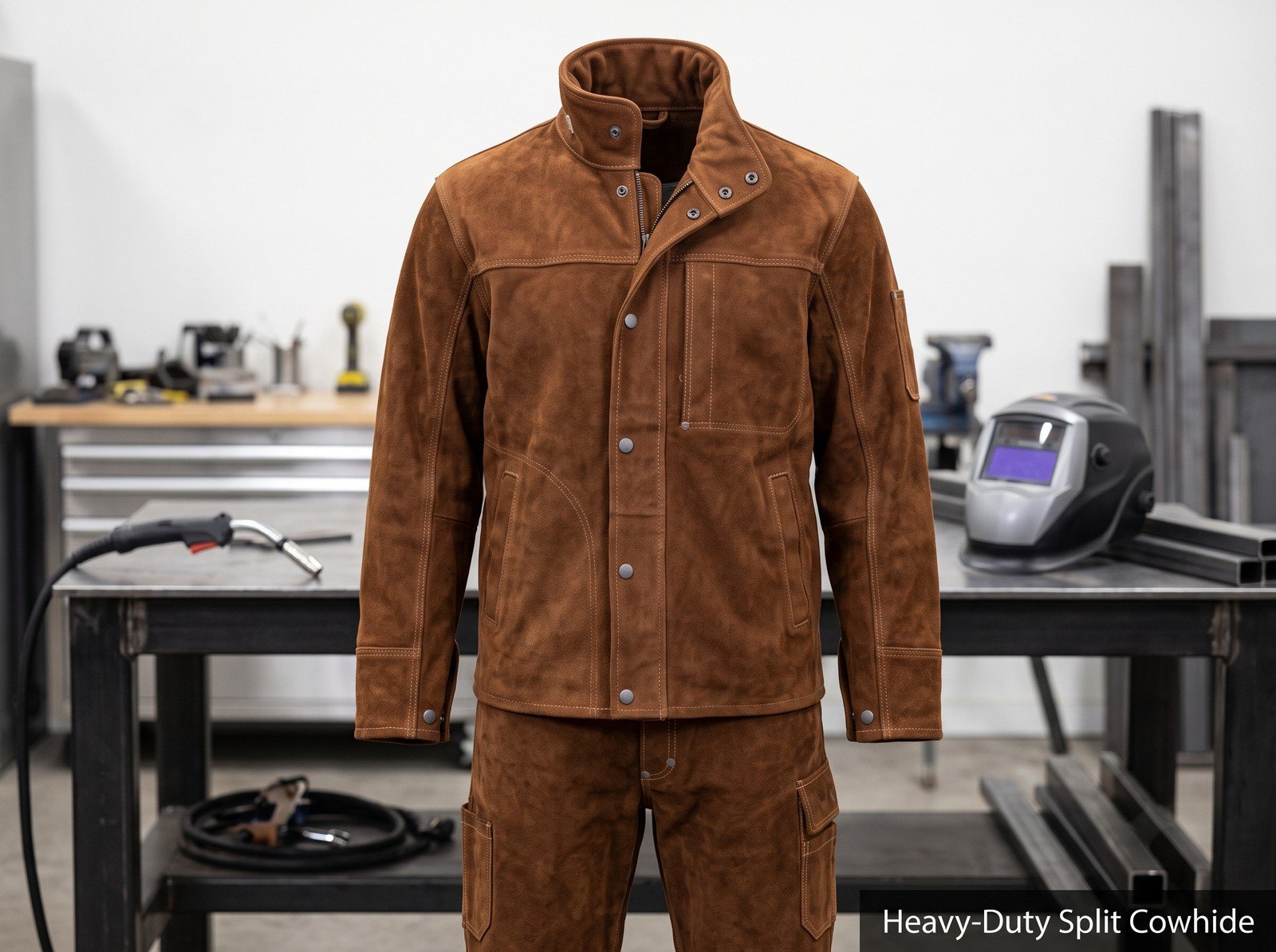 Welder Leather Jacket and Pant